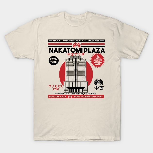 Nakatomi Plaza T-Shirt by carloj1956